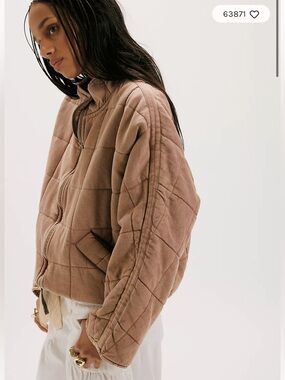 Free People Dolman Quilted Jacket
